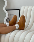 Botas de pelo camel