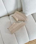 Botas de pelo beige