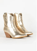 Botas cowboy doradas