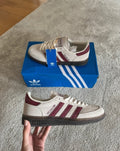 Zapatillas de deporte rayas Burdeos